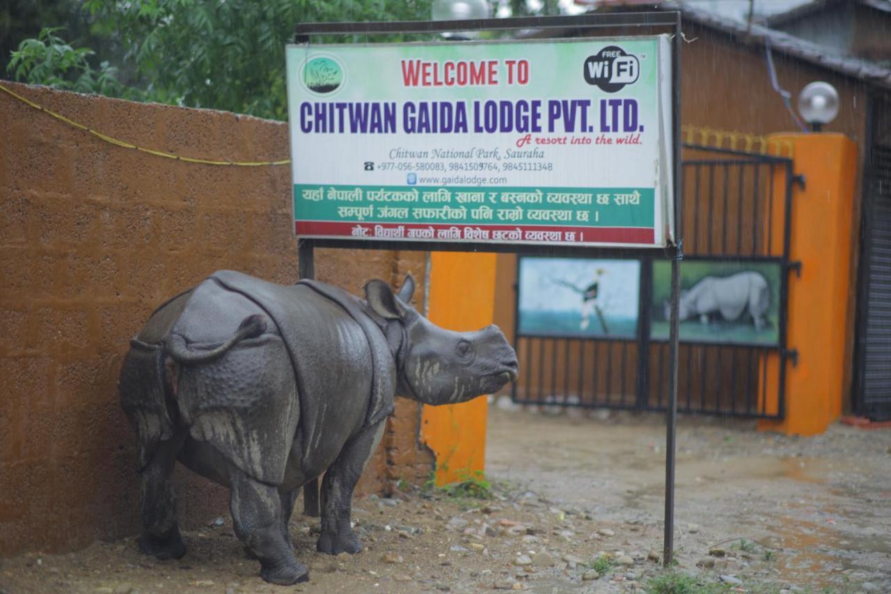 Chitwan Gaida Lodge - Animal Lovers & Birdwatchers Paradise Sauraha Exterior photo